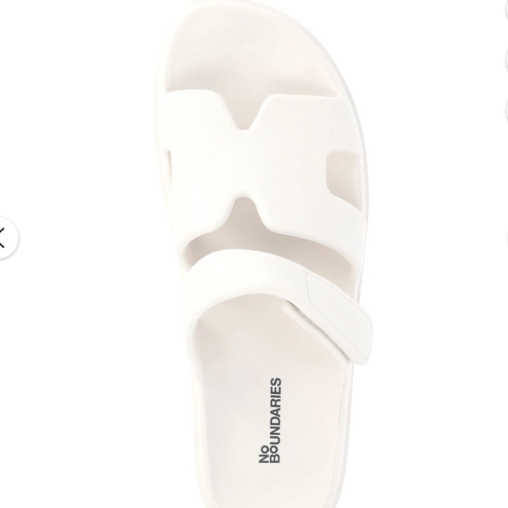 No Boundaries Women's Geo Slide Sandals - Picture 3 of 4